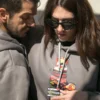 Hoodie Εμμονή σε χρώμα cigar