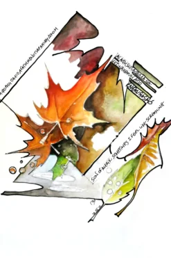 Κοντομάνικη Μπλούζα Leaves