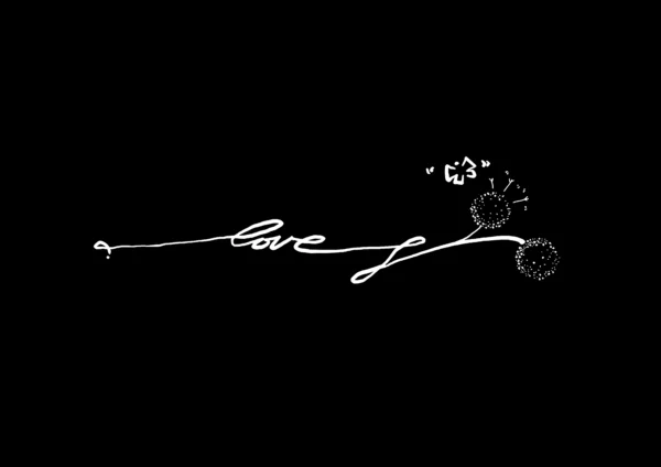 Hoodie Love tattoo σε χρώμα μαύρο - Image 5