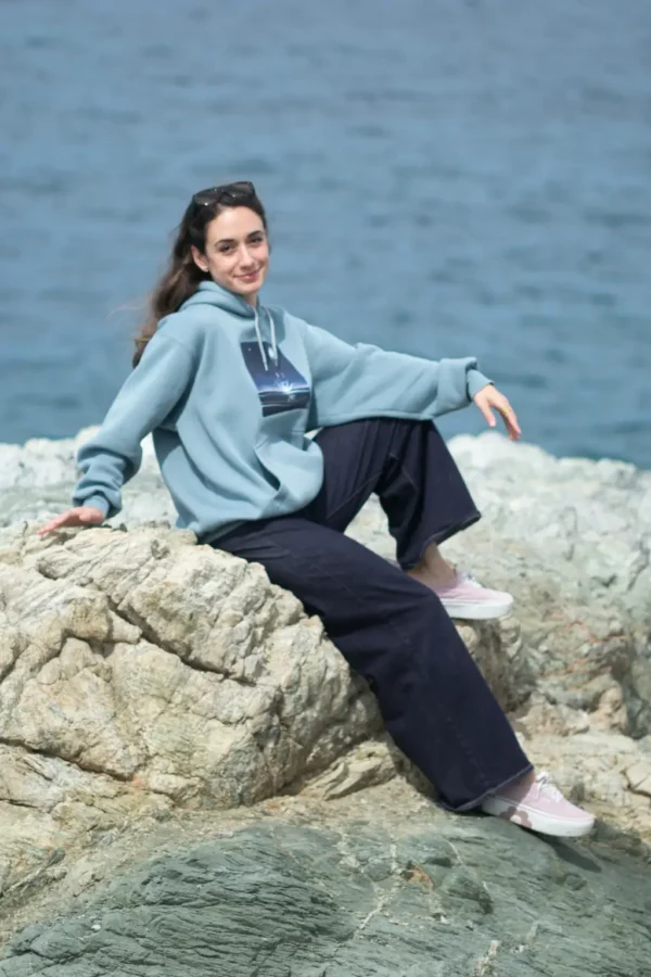 Hoodie Πανσέληνος (Moonlight) σε χρώμα alcohol - Image 3