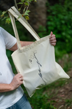 Τσάντα ώμου (TOTE bag) Love tattoo