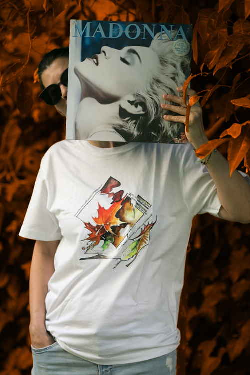 Κοντομάνικη Μπλούζα Leaves